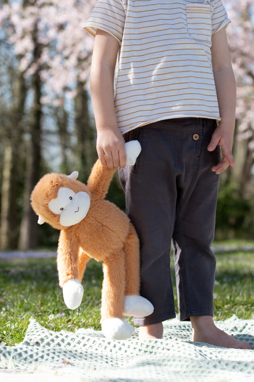 Aap Knuffel Bruin Groot