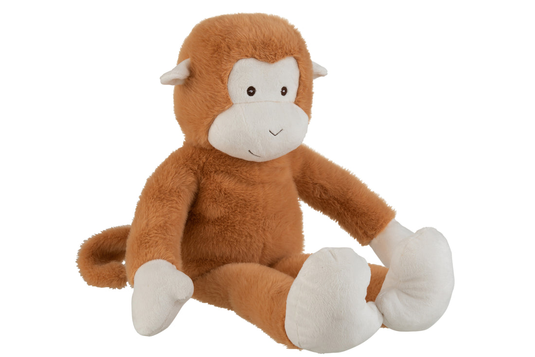 Aap Knuffel Bruin Groot