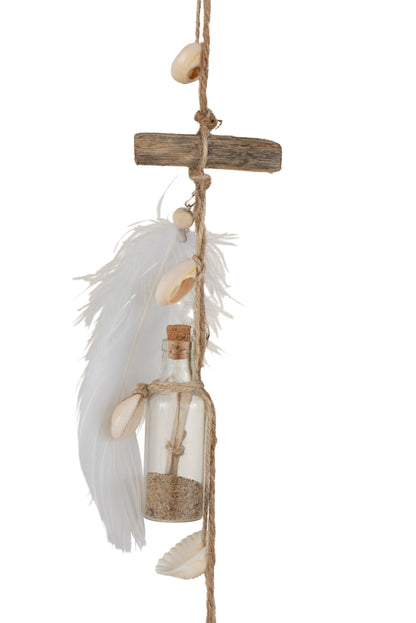 Garland Flessen/Veren Glas Nat