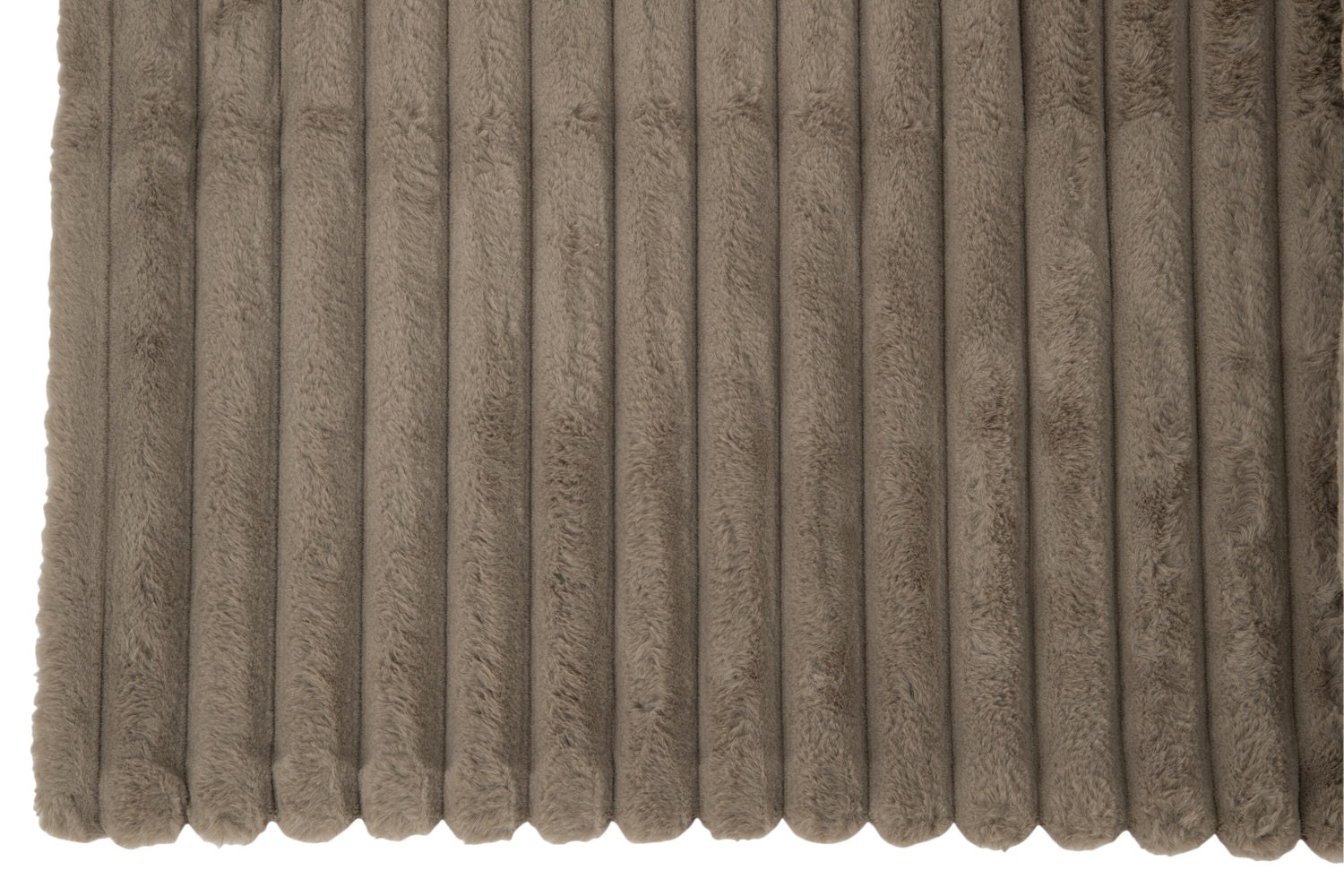 Geruite Ribfluwelen Polyester Muis Grijs