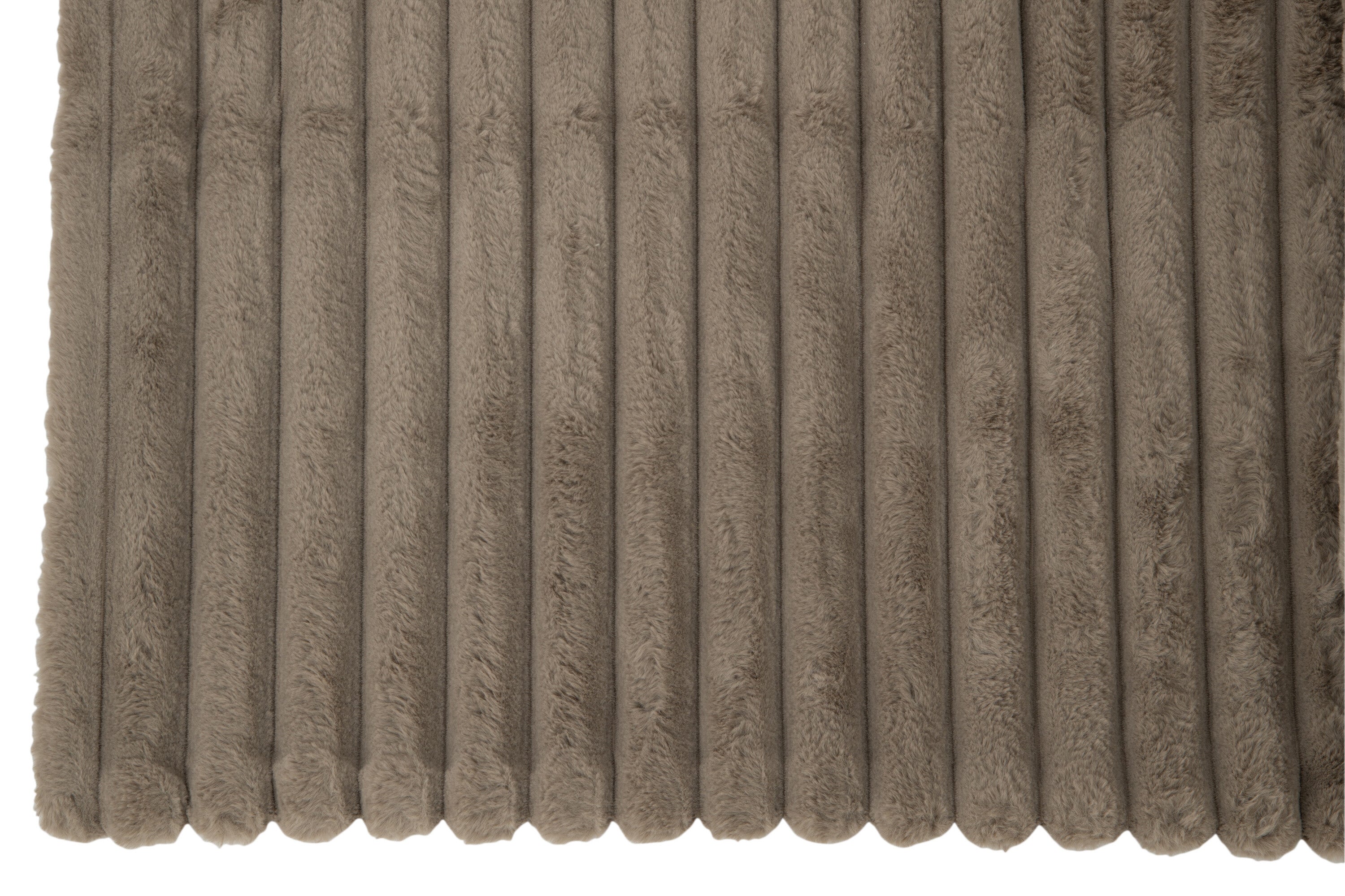 Geruite Ribfluwelen Polyester Muis Grijs