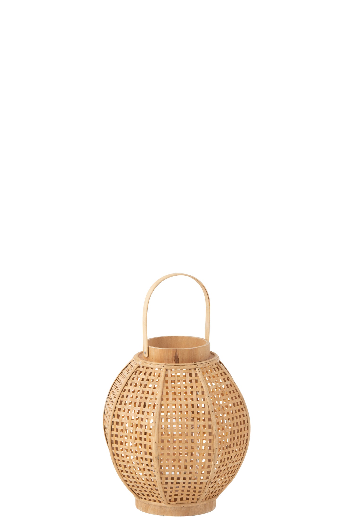 J-Line lantaarn - bamboe - naturel