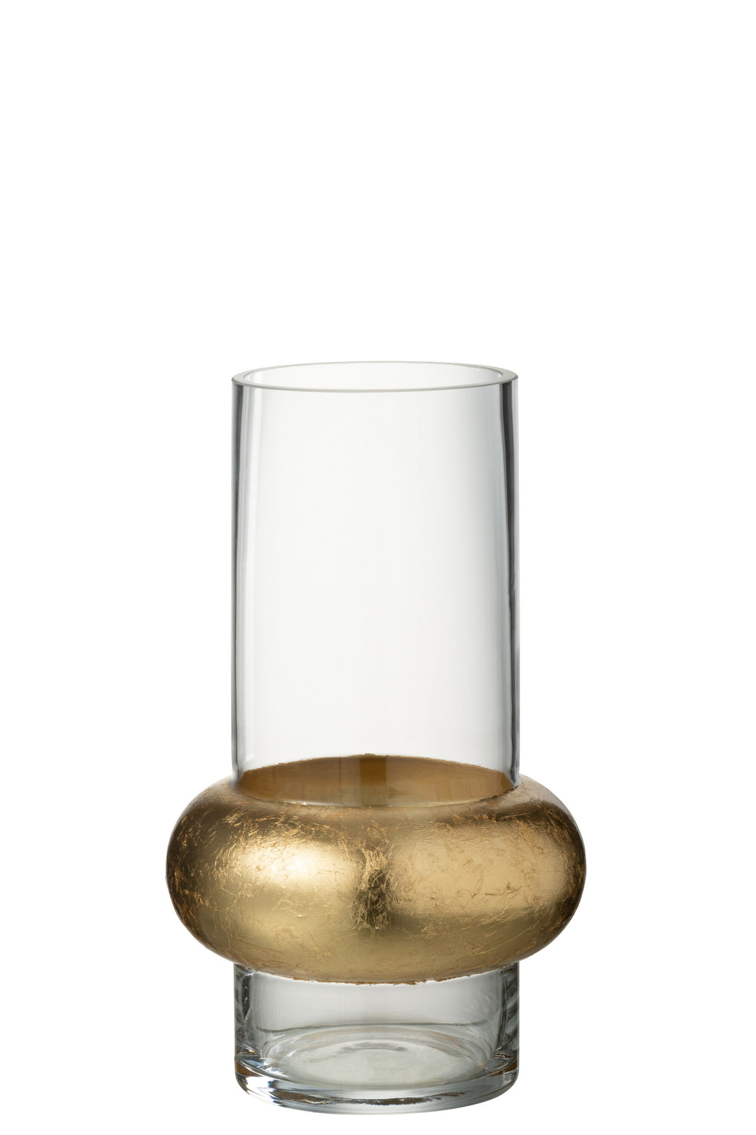 Vaas Cilinder Ring Laag Glas Transparant Klein