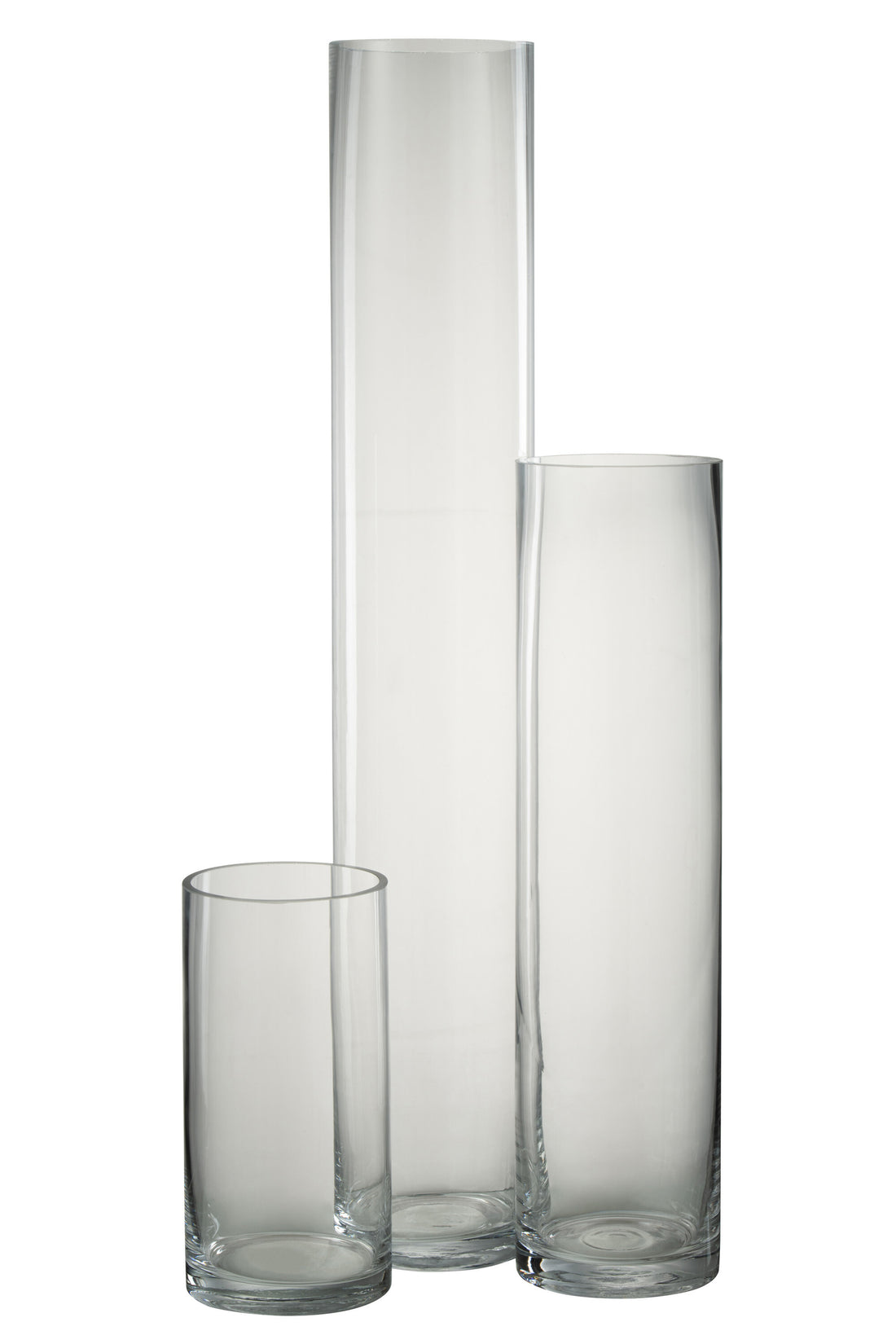 Vaas Cilinder Glas Transparant Groot