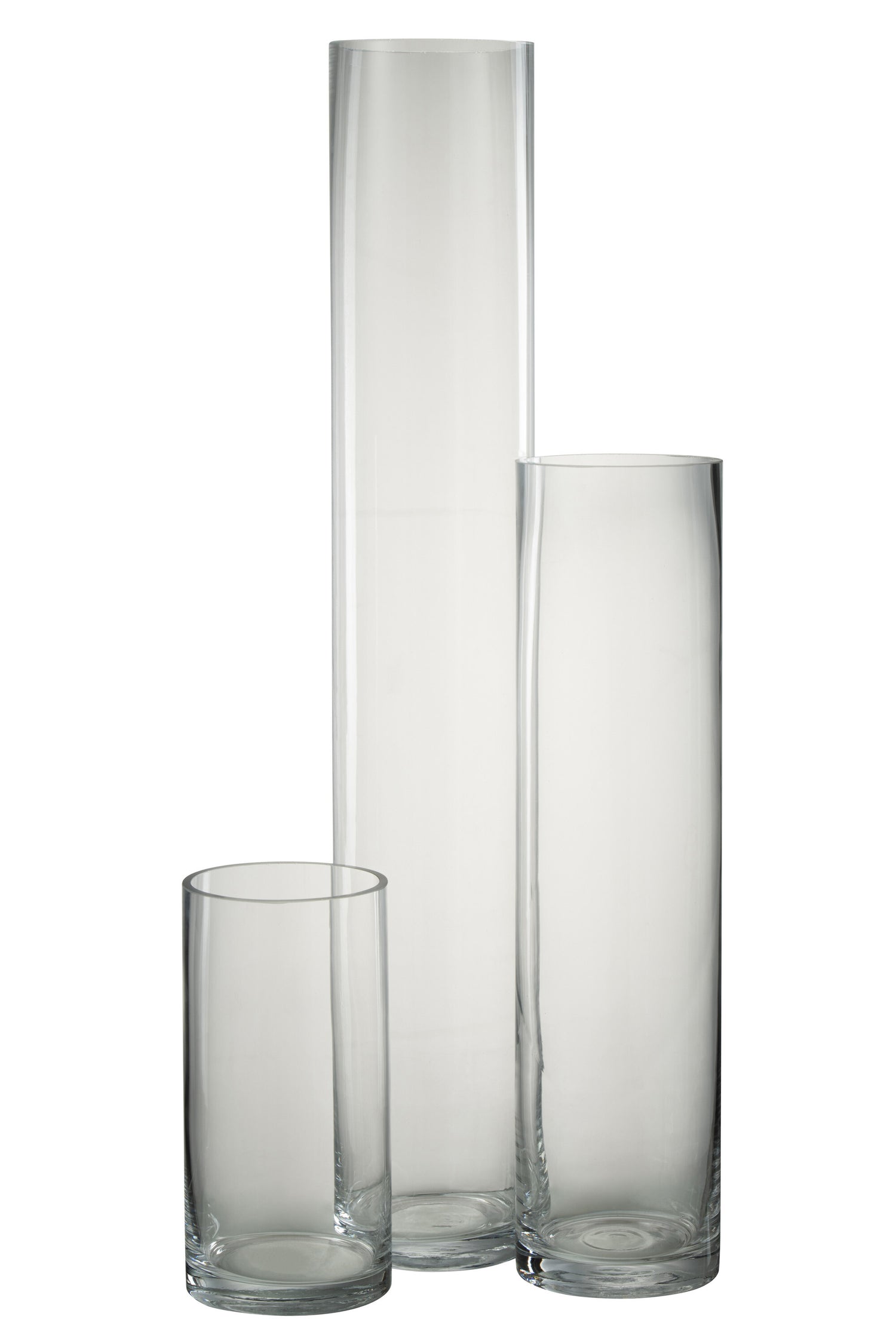 Vaas Cilinder Glas Transparant Groot