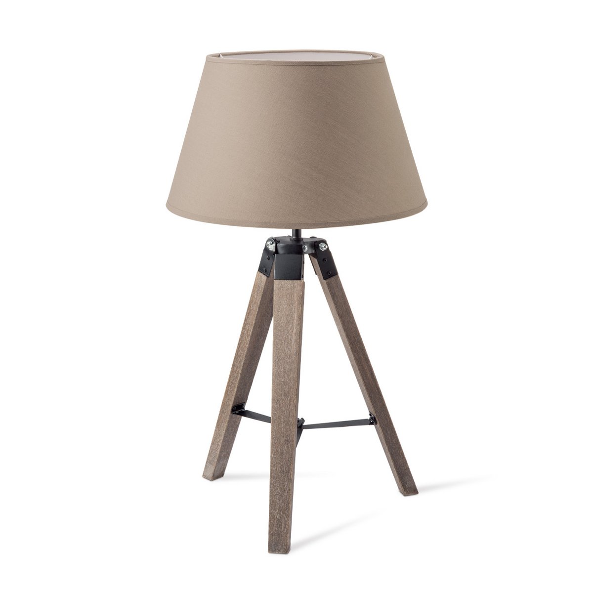 Tafellamp Largo - Natuur Lampvoet - taupe