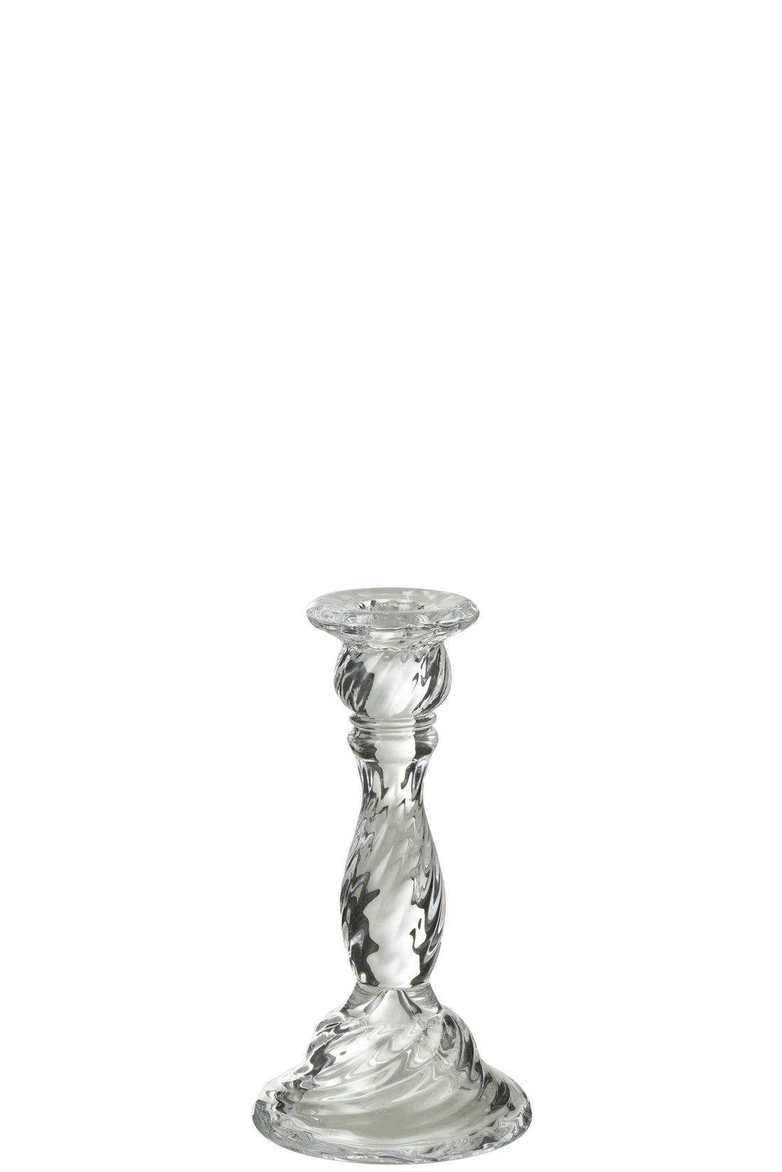 J-Line Kandelaar Nono Glas Transparant Medium