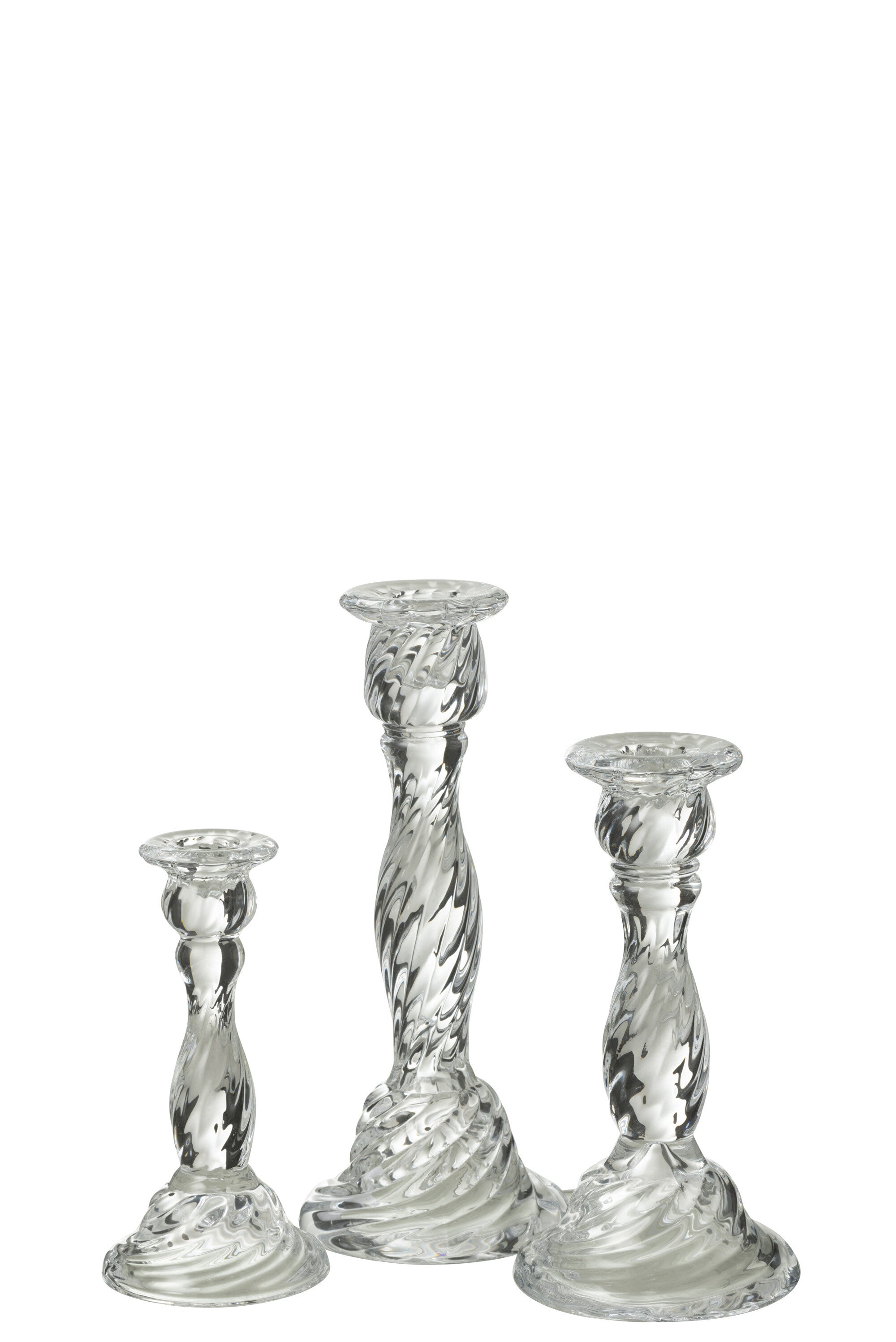 J-Line Kandelaar Nono Glas Transparant Large