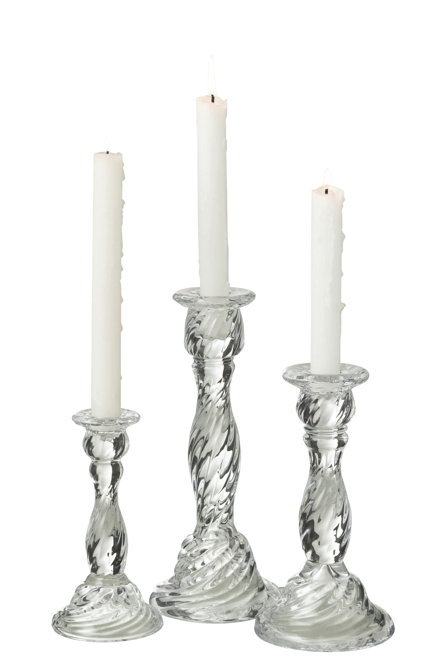 J-Line Kandelaar Nono Glas Transparant Large