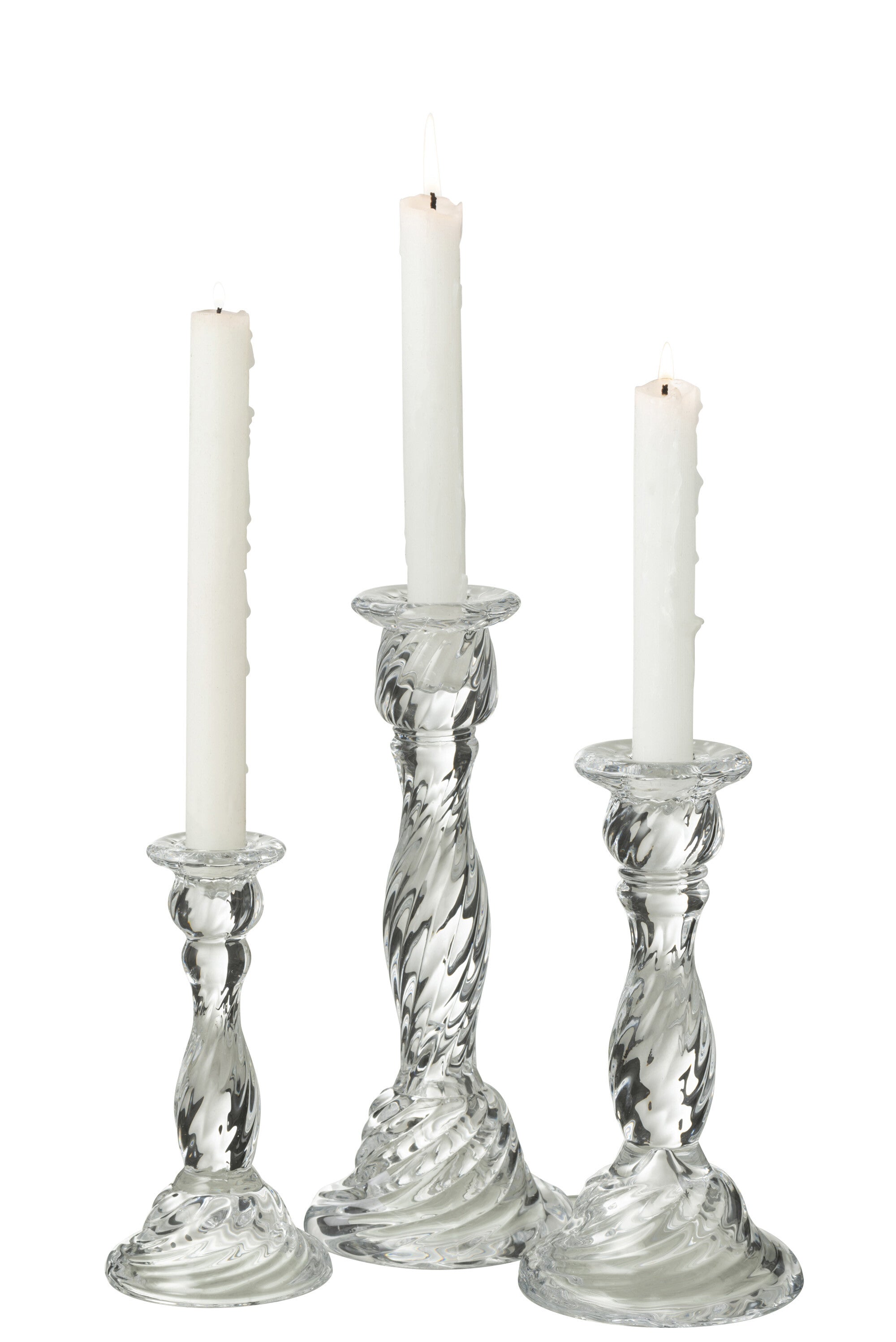 J-Line Kandelaar Nono Glas Transparant Large