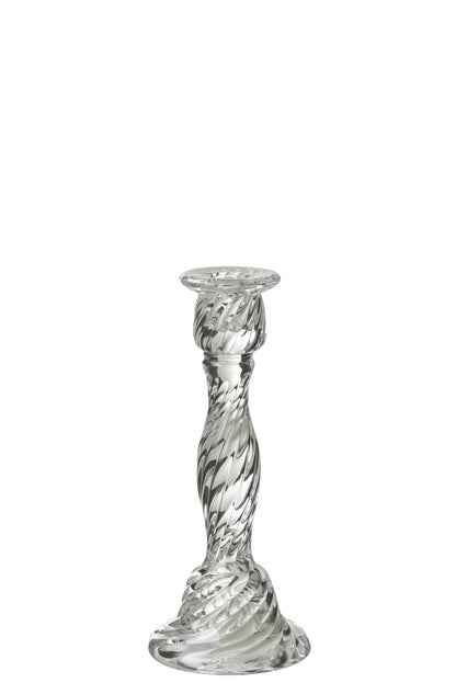 J-Line Kandelaar Nono Glas Transparant Large