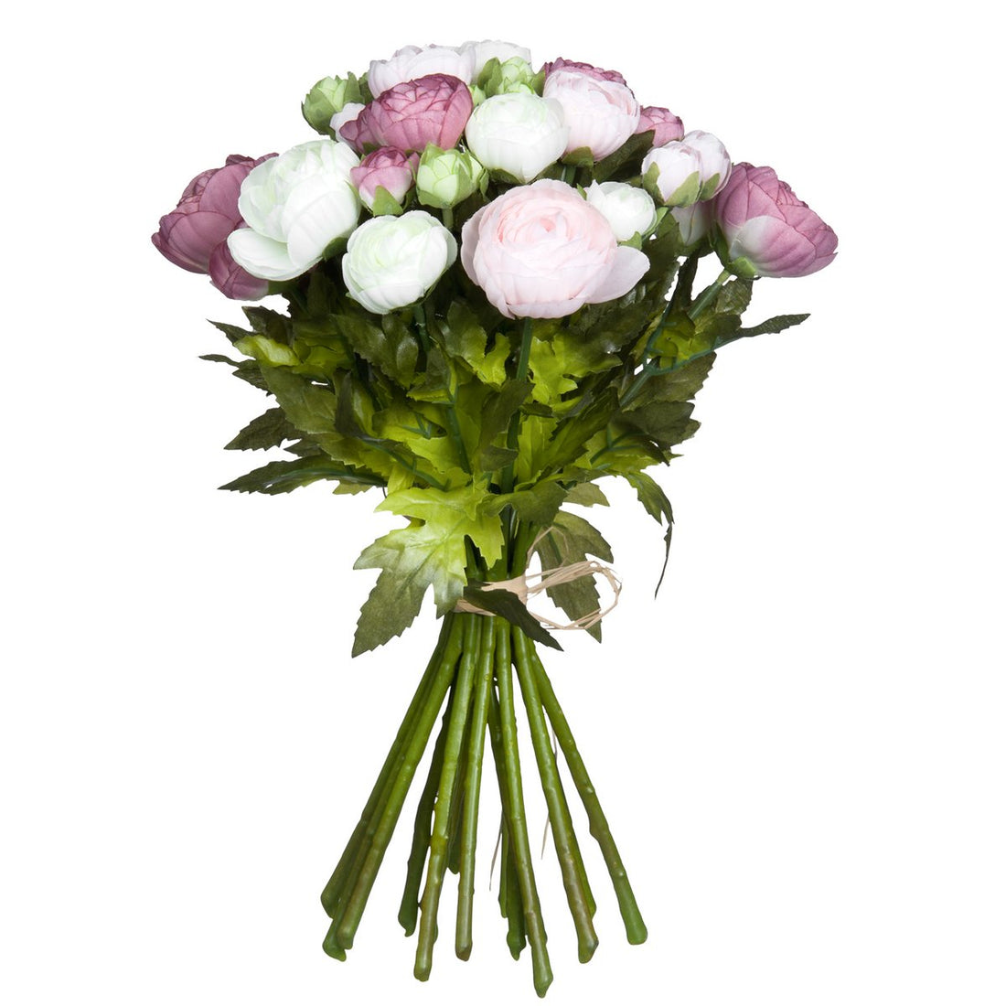 Ranonkels Kunstbloemen Boeket - H35 x Ã˜26 cm - Roze