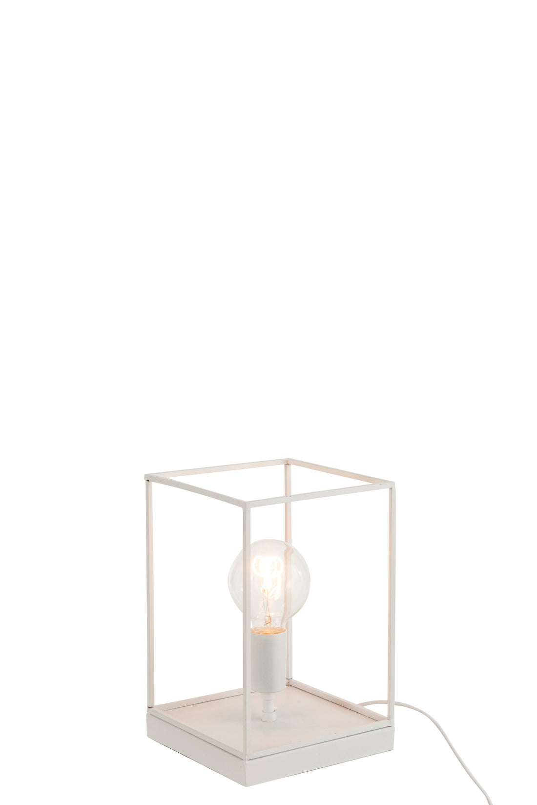 J-Line Lamp 1 Lamp Rechthoekig Frame Metaal Wit Small