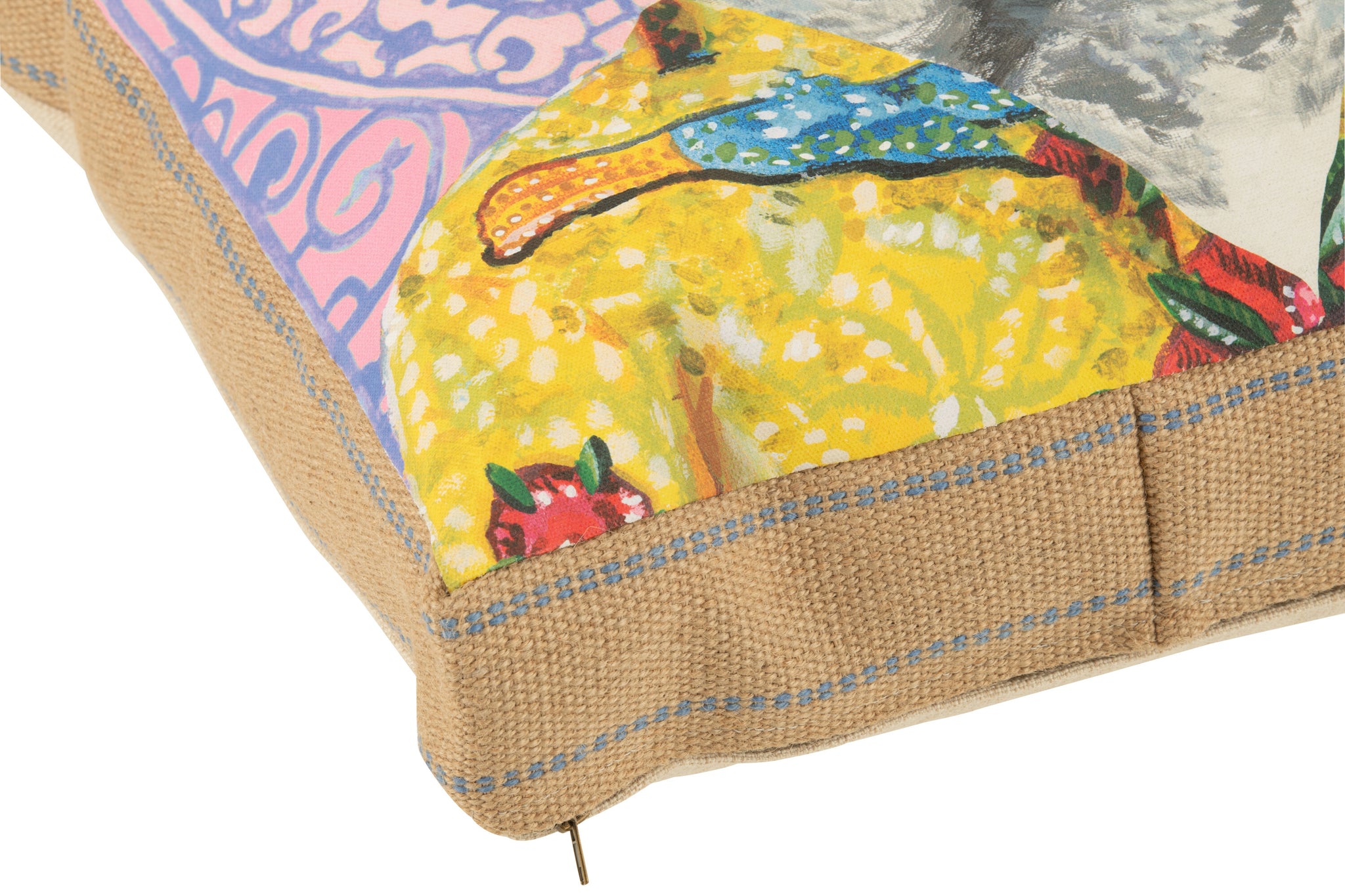 Kussen Kat Popart Polyester/Linnen Mix