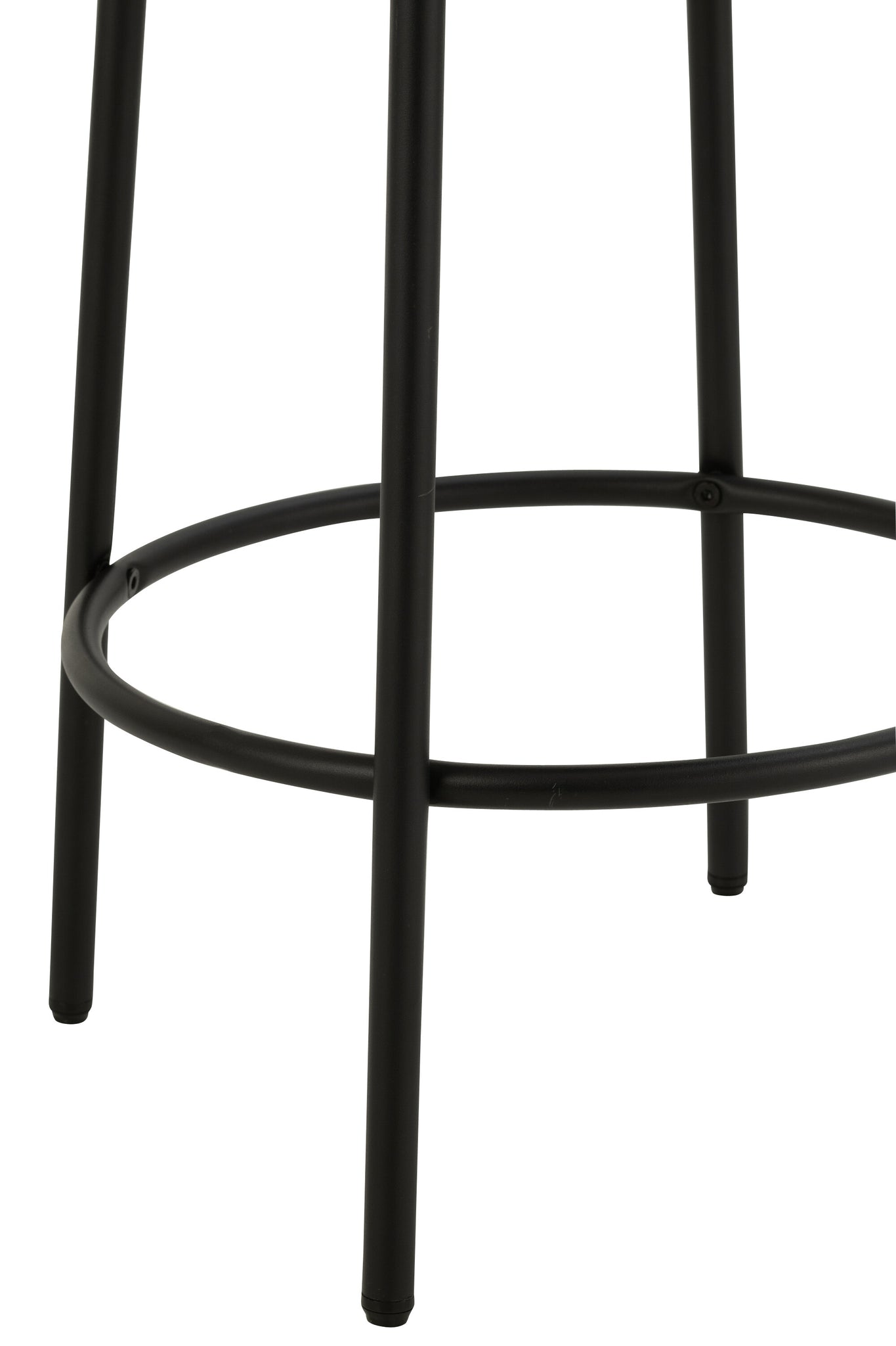 Barstoel Boucle Triplex/Polyester Wit/Zwart