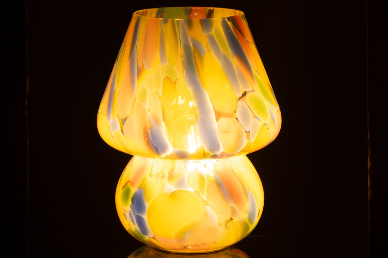 Tafellamp Regenboog Glas Mix Groot