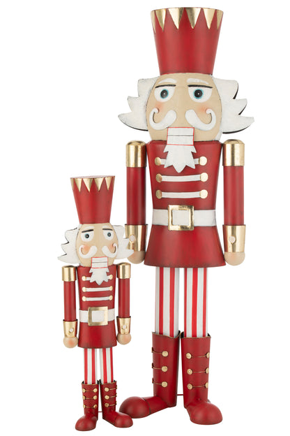 Notenkraker IJzer Rood/Goud Groot