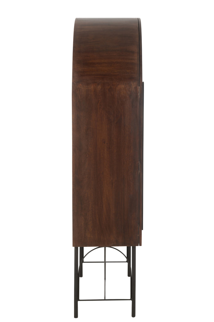 Plank Aura Mangohout/Metaal Bruin