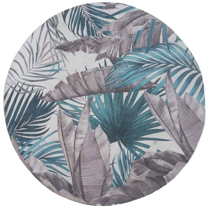 Vloerkleed Palm Green Rond ø120 cm