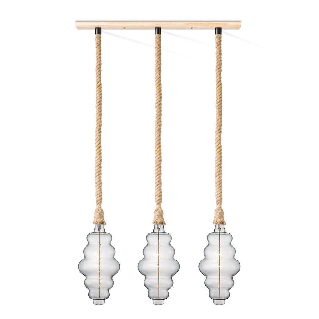 hanglamp Leonardo Cloud - 3L dimbaar E27 helder