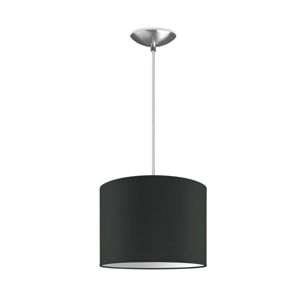 hanglamp Bling met lampenkap, E27, antraciet, 25cm