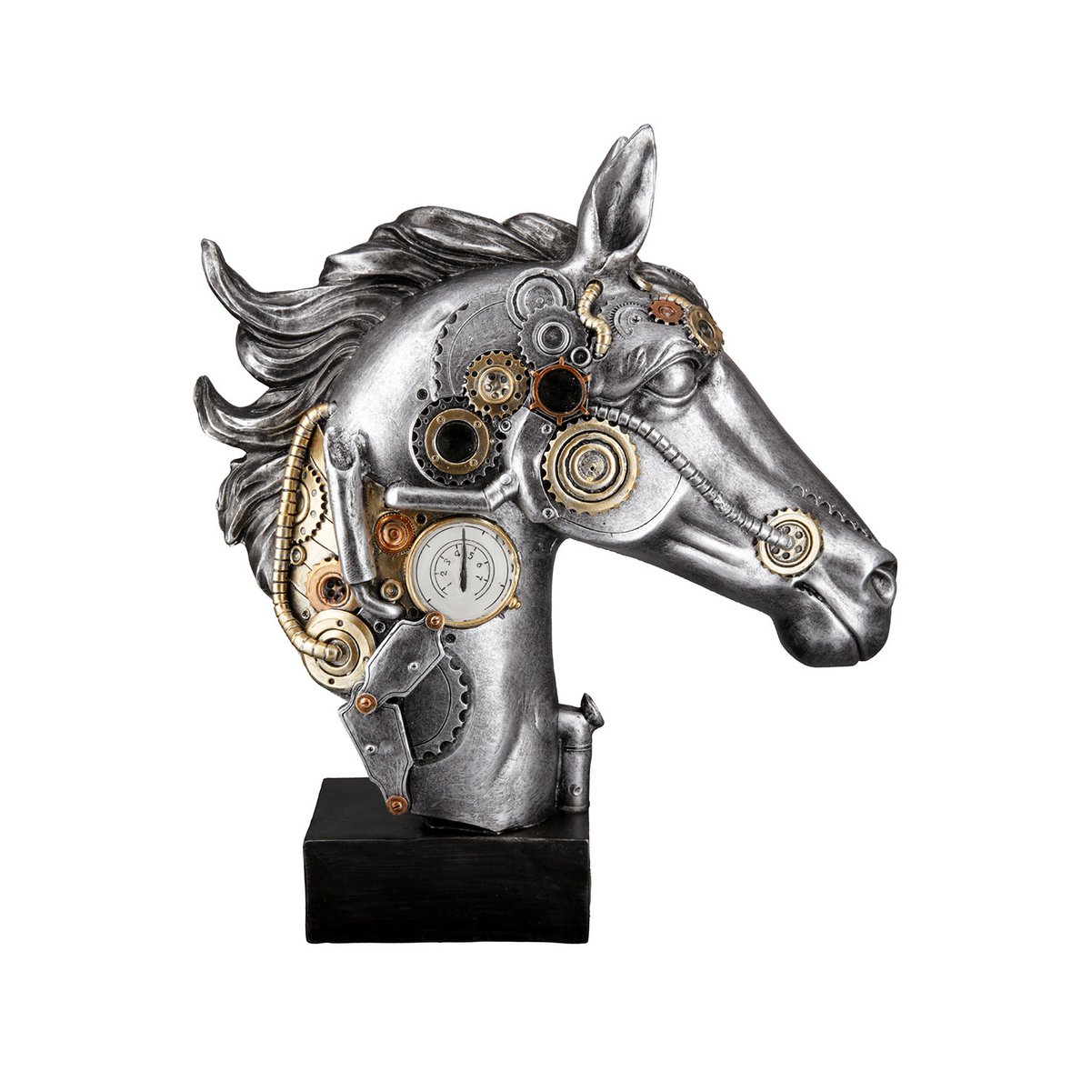 Polysculptuur &quot;Steampunk Paard&quot;