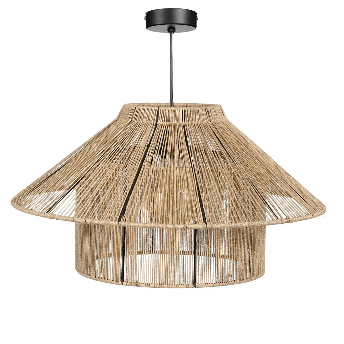 Belvivere Ilsa Hanglamp Jute - Lichtbruin