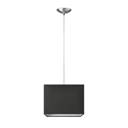 hanglamp Block met lampenkap, E27, antraciet, 25cm