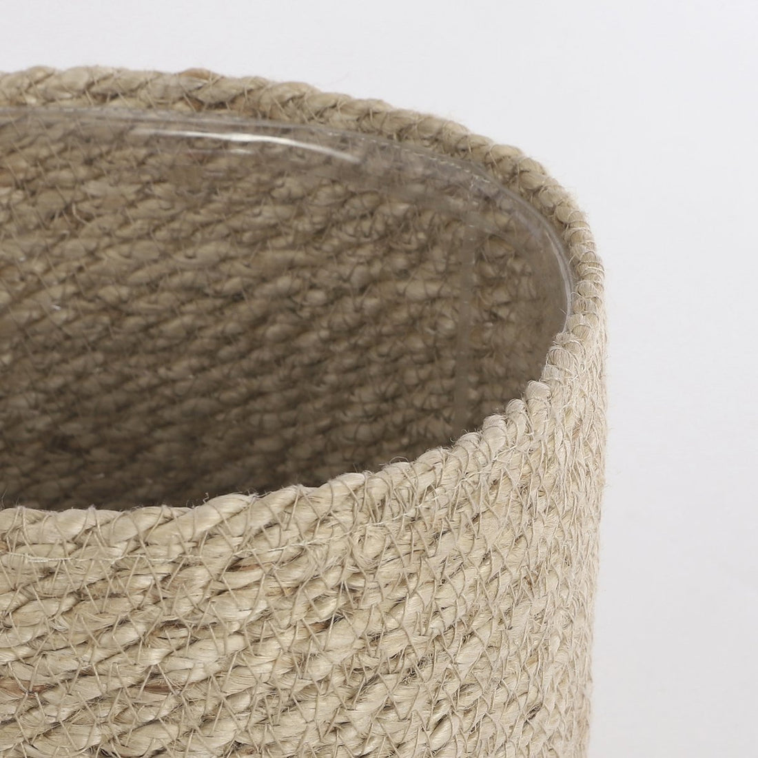 Atlantic Plantenmand - H20 x Ø20 cm - Jute - Crème