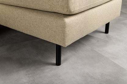 3-zitsbank CL L+R, stof Dillon, D460 beige