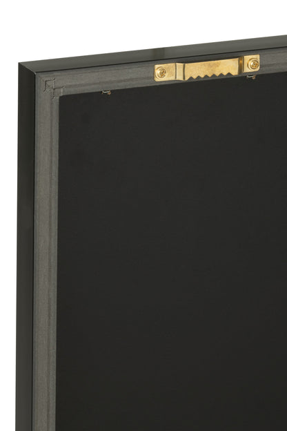 Wanddecoratie Maan Papier/Kunststof Zwart