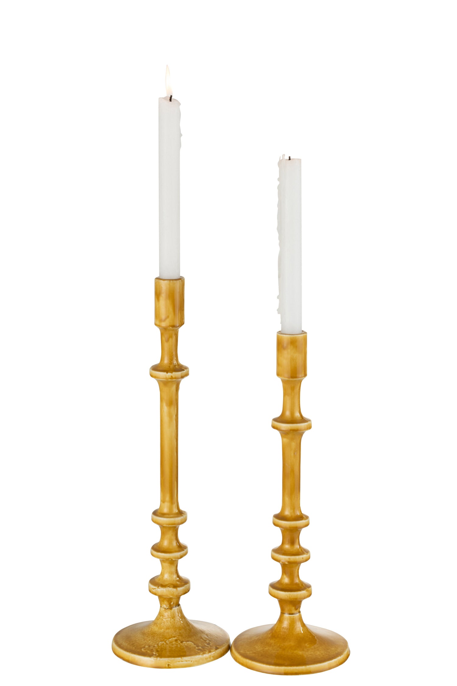 J-Line kandelaar Klassiek - aluminium - oker - large