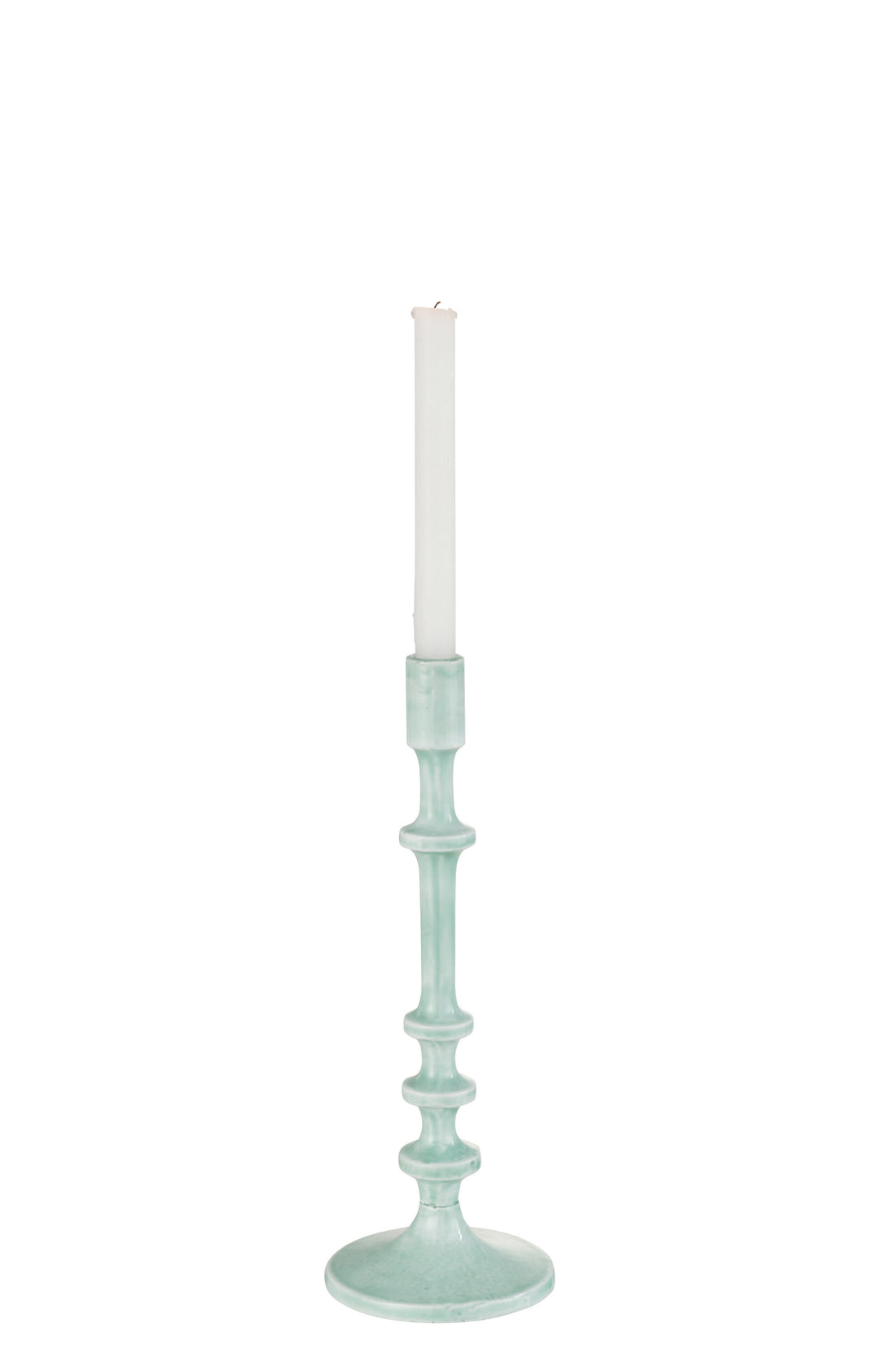 J-Line kandelaar Klassiek - aluminium - blauw - klein