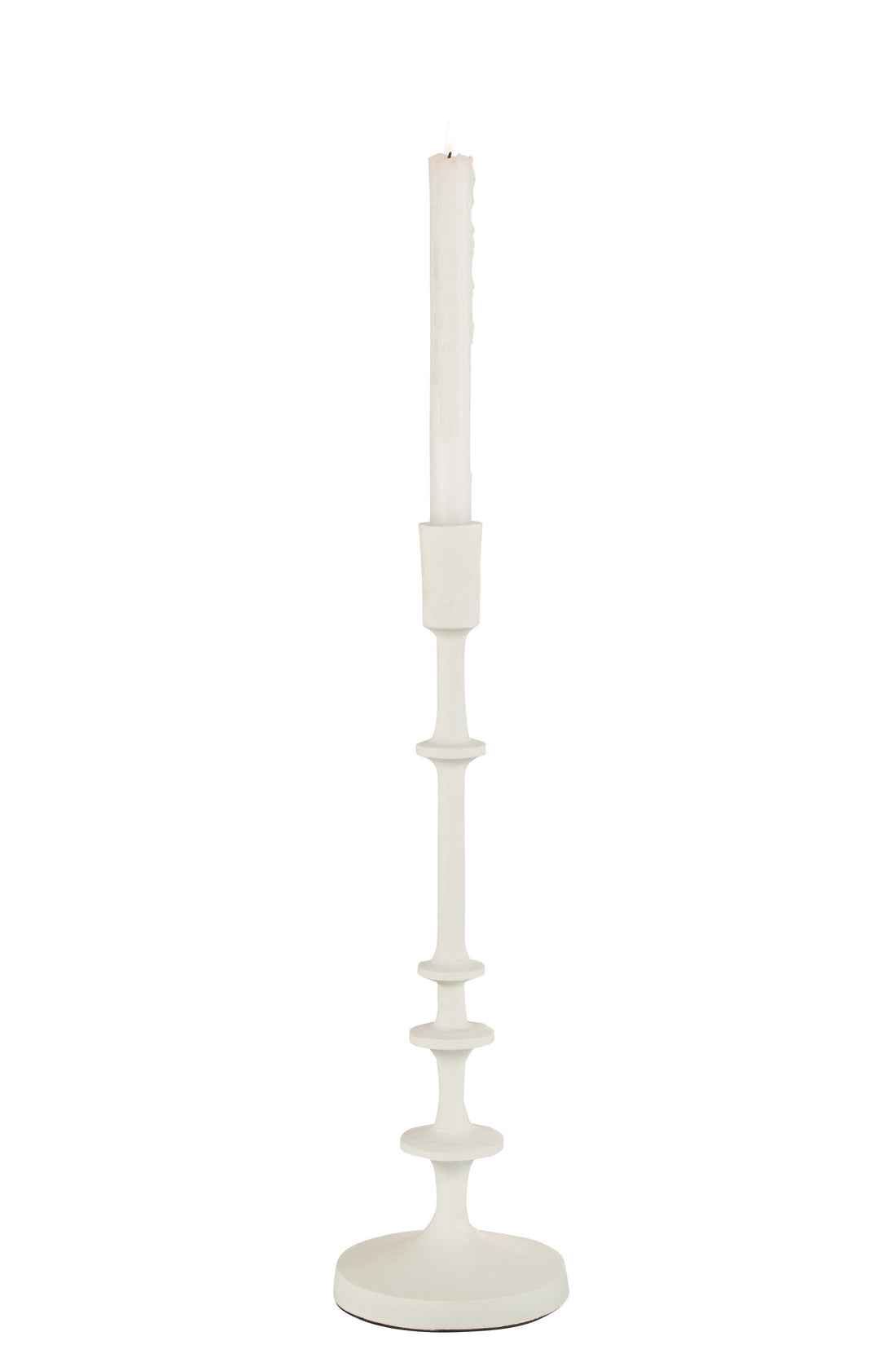 J-Line Kandelaar Izy Aluminium Wit Large