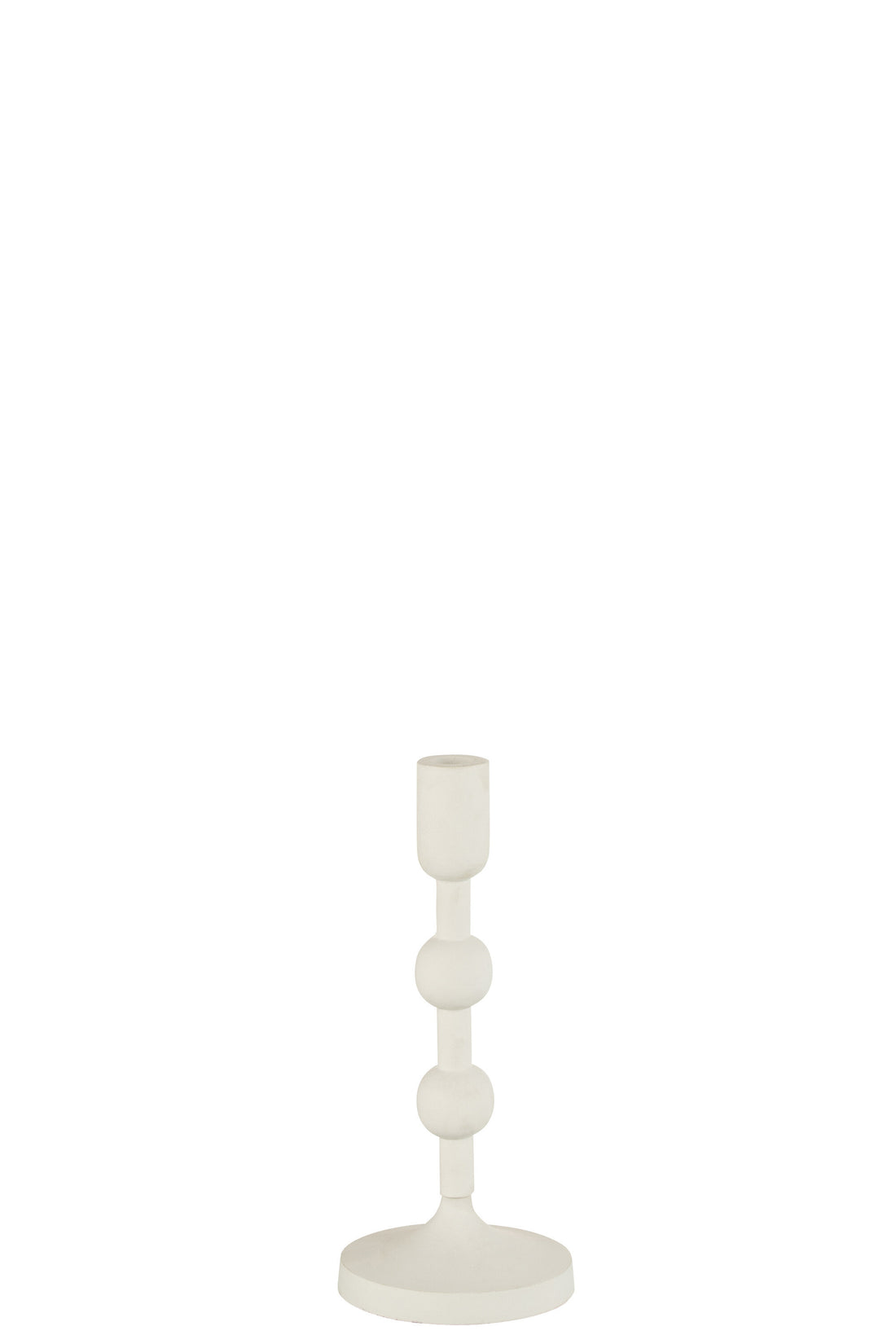 J-Line Kandelaar Bollen Aluminium Wit Large