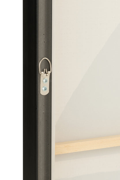 Framevormen Etnisch Hout/Canvas Bruin/Zwart