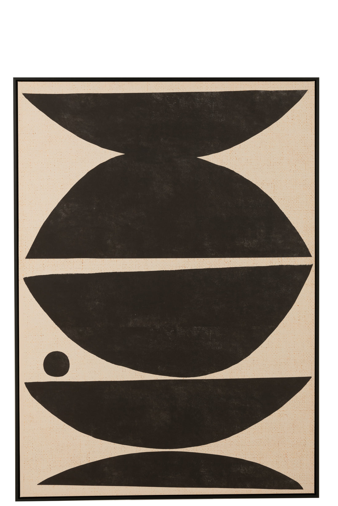 Framevormen Etnisch Hout/Canvas Bruin/Zwart