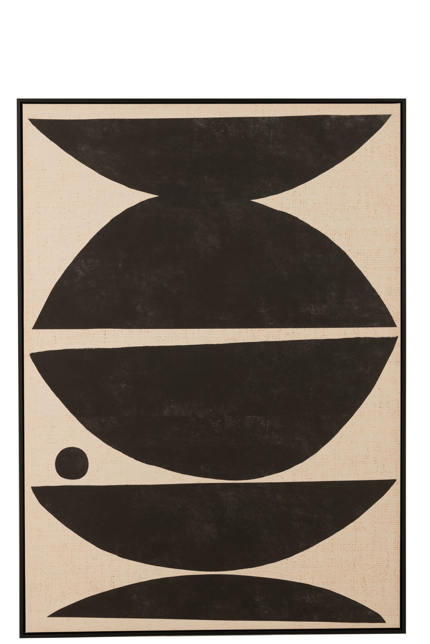 Framevormen Etnisch Hout/Canvas Bruin/Zwart