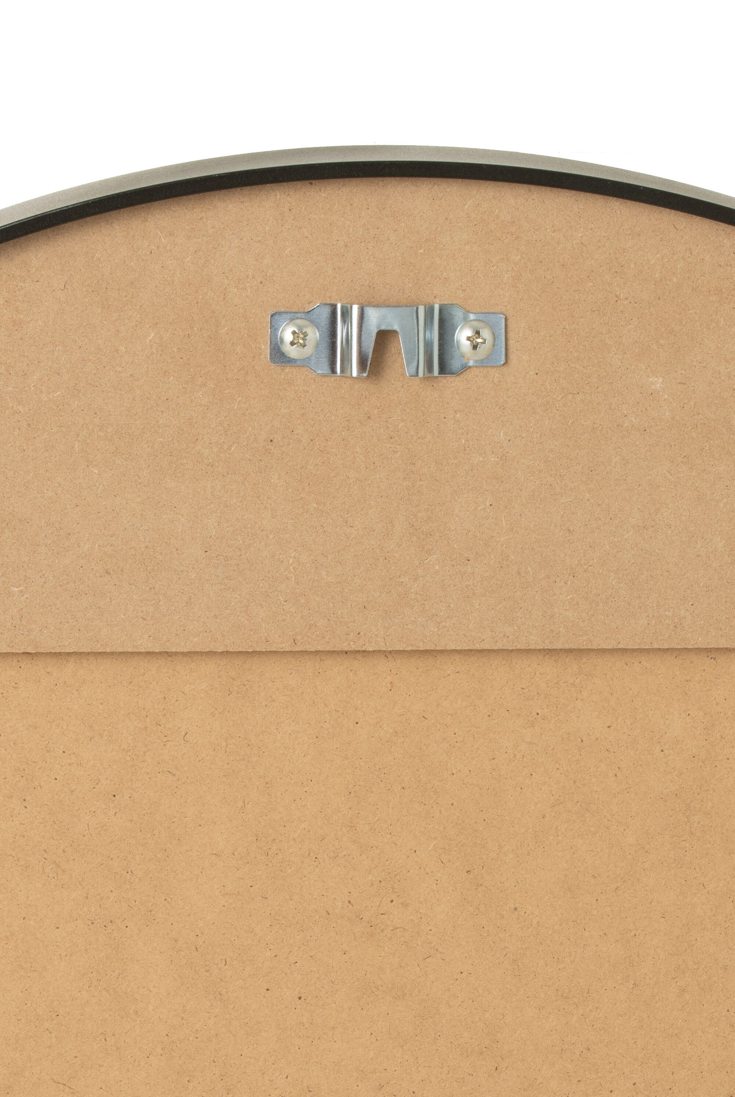 Spiegel Ovaal Glas/Metaal Zwart