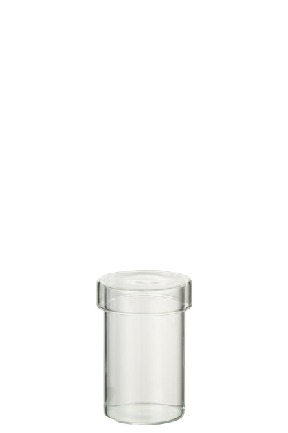 J-Line Pot In Glas Lisa Glas Transparant Klein
