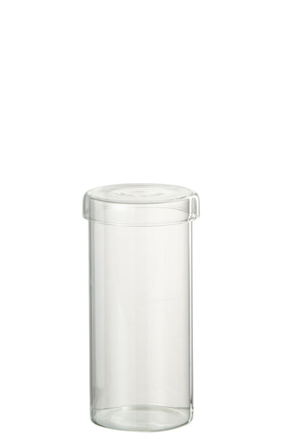 J-Line Pot In Glas Lisa Glas Transparant Medium