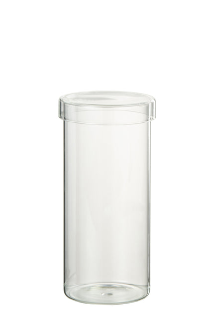 J-Line Pot In Glas Lisa Glas Transparant Large