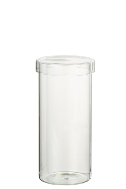 J-Line Pot In Glas Lisa Glas Transparant Large