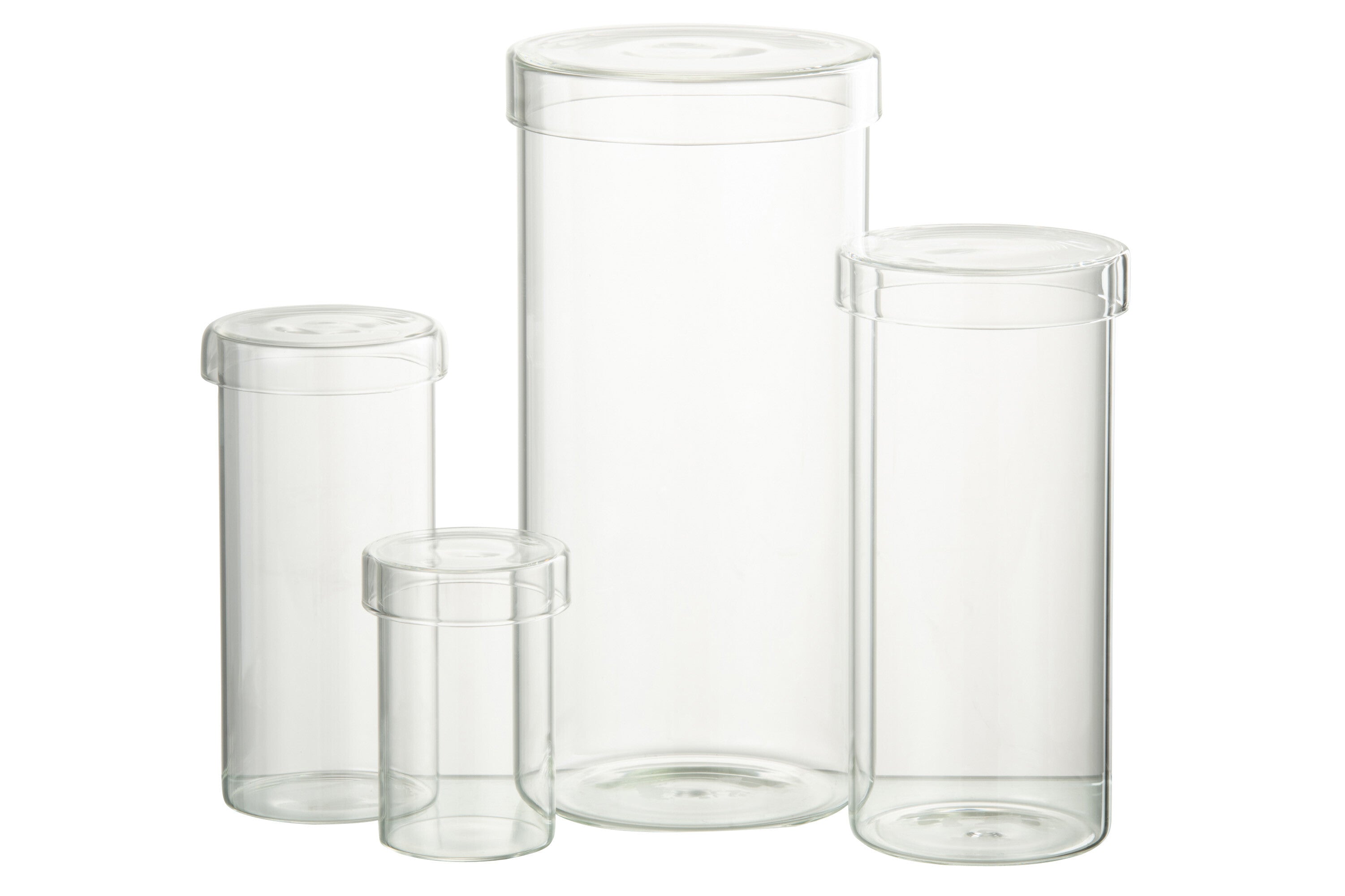 J-Line Pot In Glas Lisa Glas Transparant Extralarge