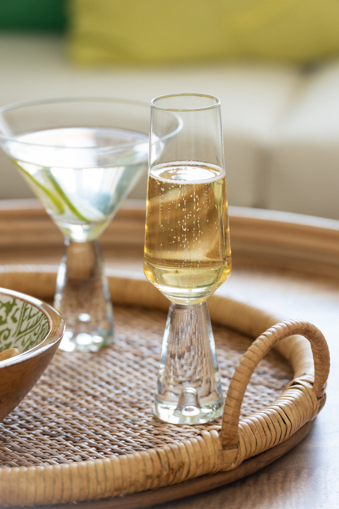 J-Line Champagneglas Walker Glas Transparant