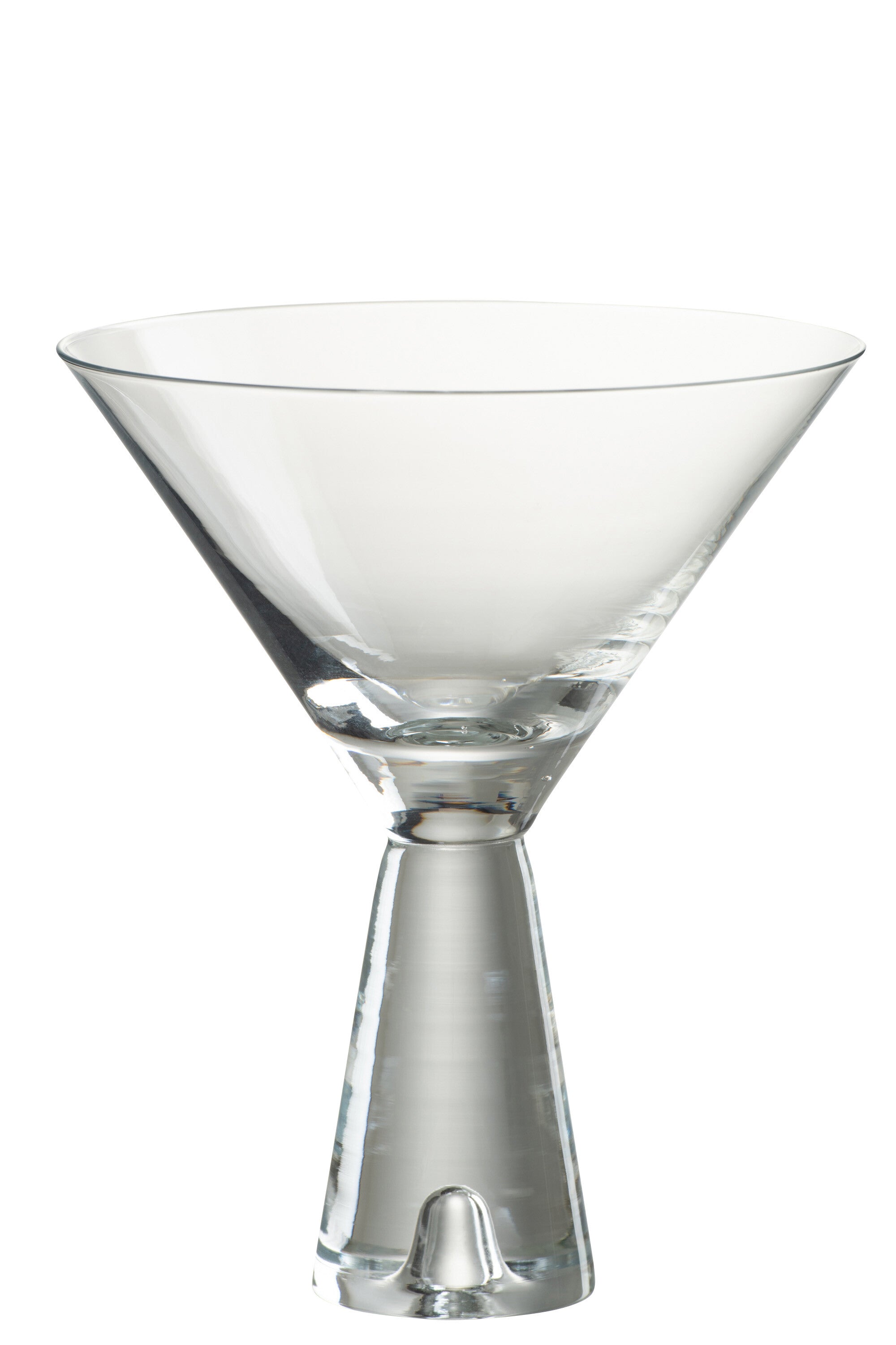 J-Line Lewis cocktailglas - glas - transparant - 4x