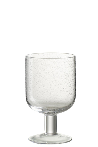 J-Line Tommy wijnglas - glas - transparant - 6x