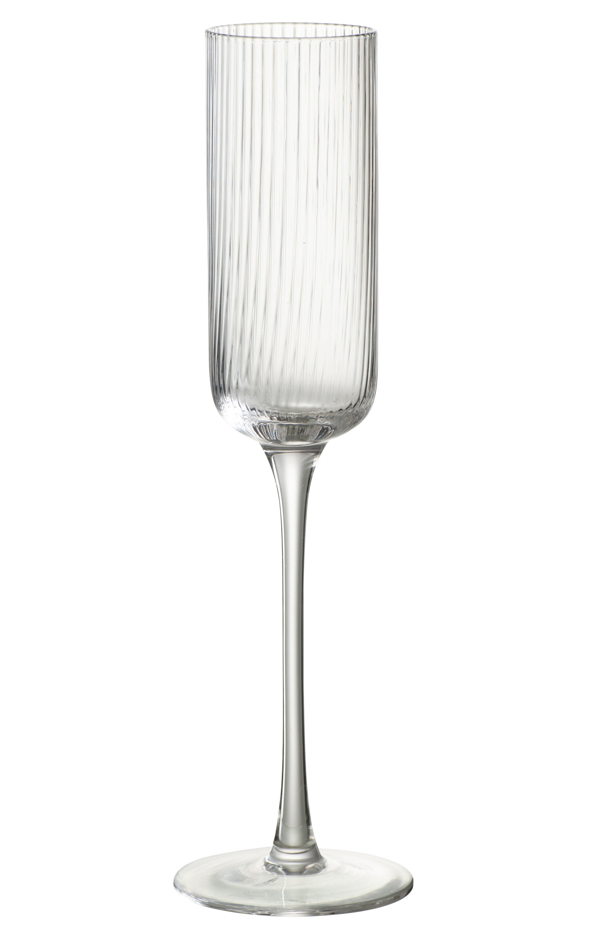 J-Line Louise champagneglas - glas - transparant