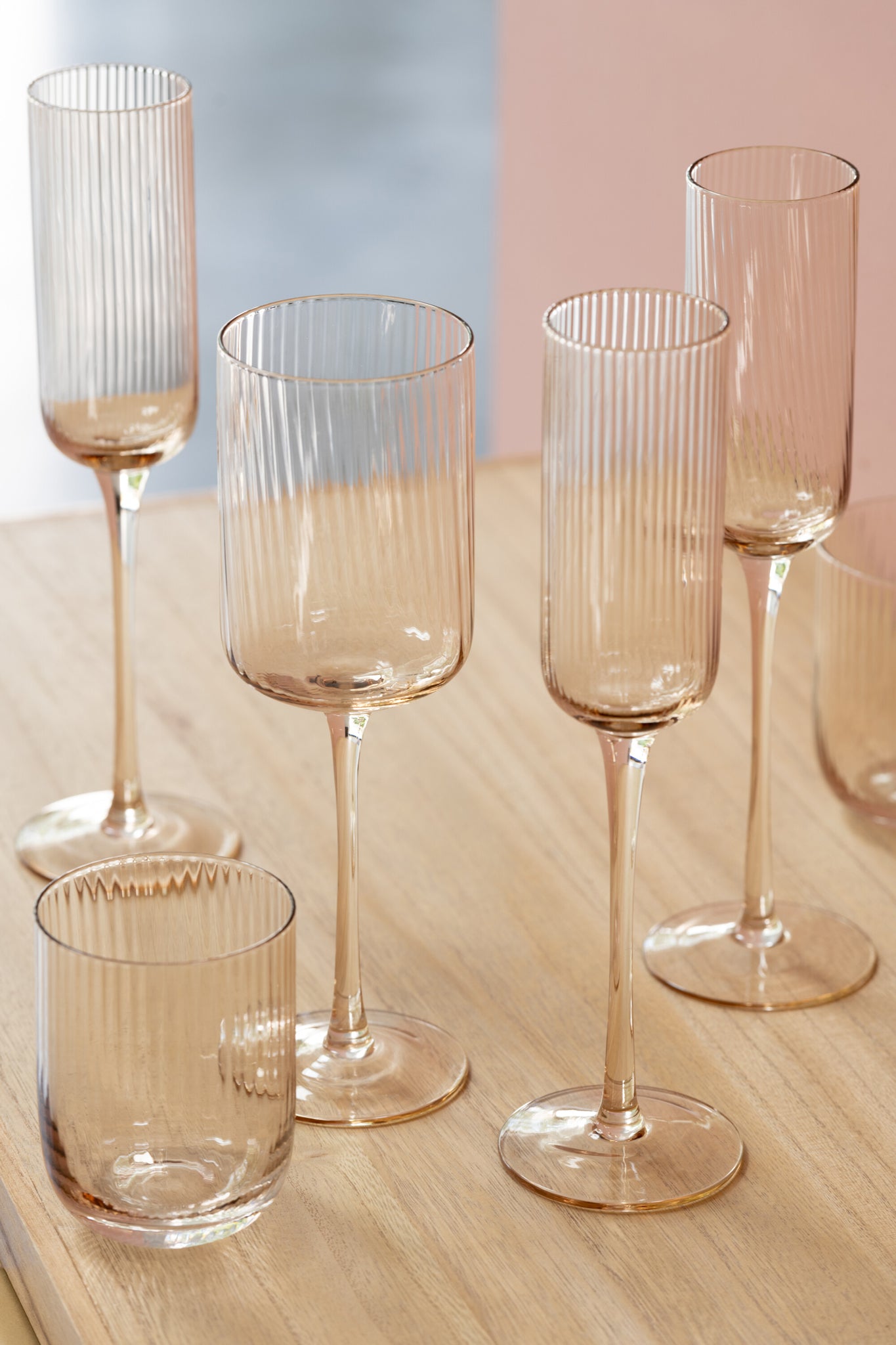 J-Line Glas water Kyle Amberglas