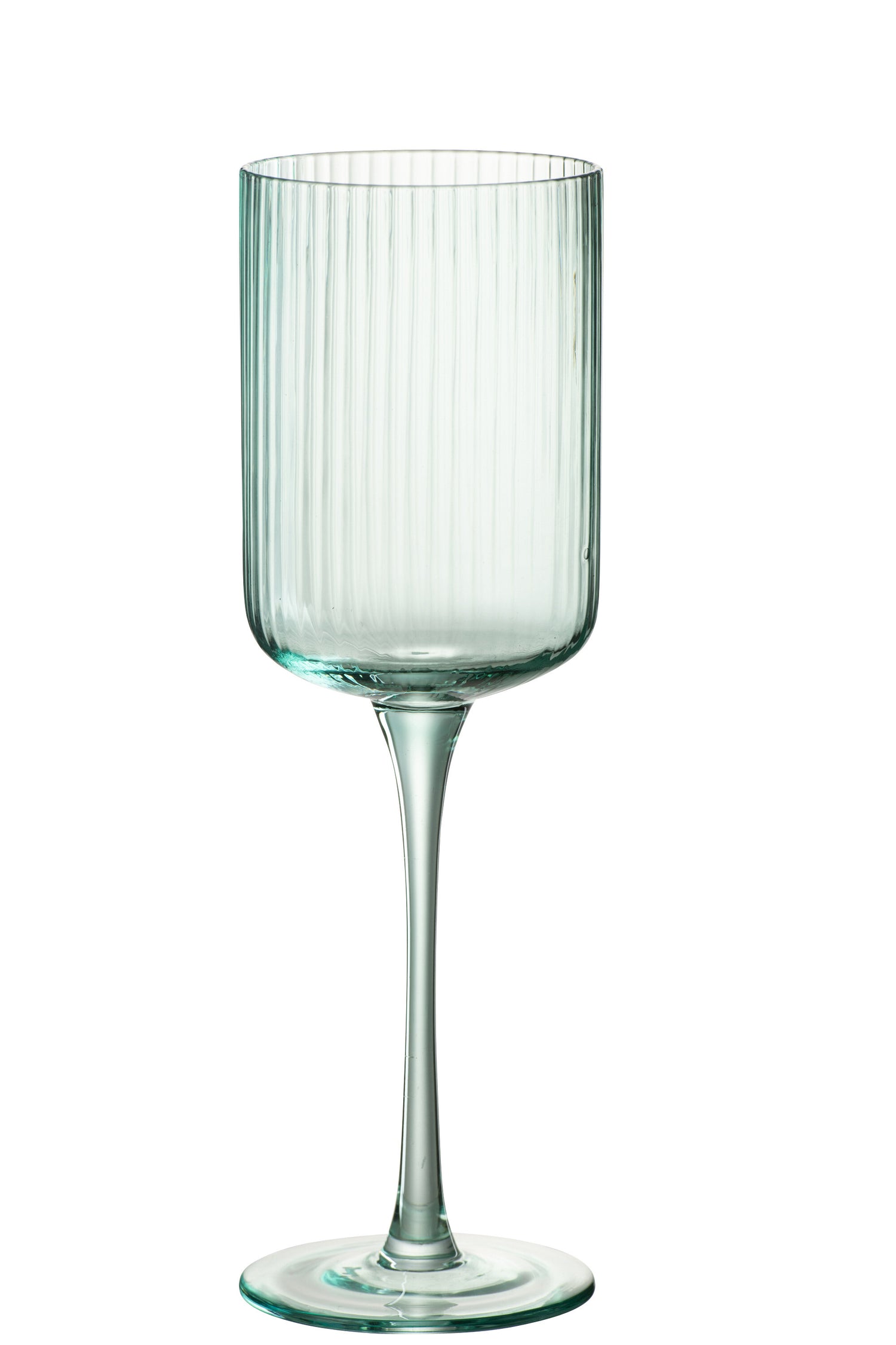 J-Line Ralp wijnglas - glas - groen - 6x